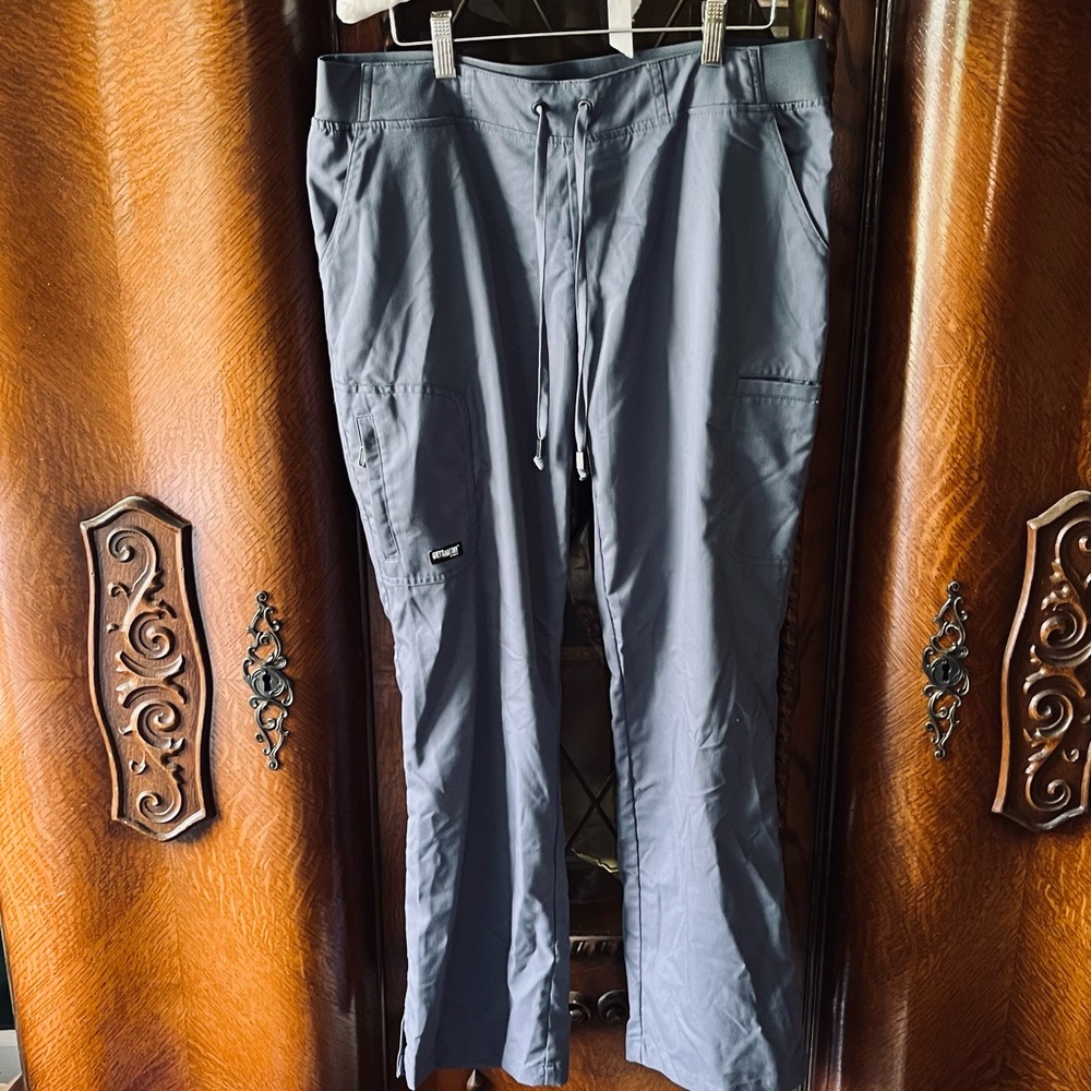Gray scrub pants